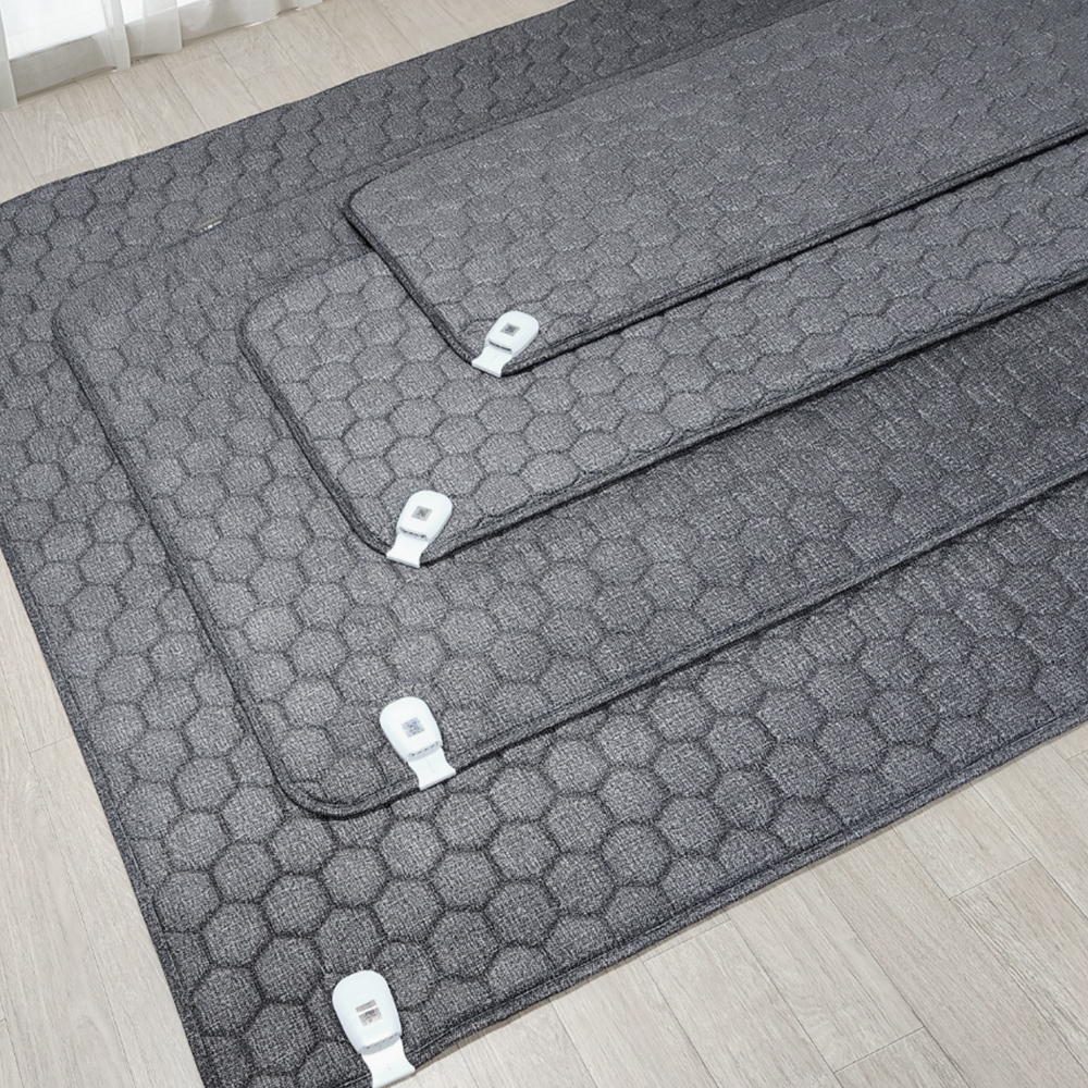 3H 한일온열기 그래핀 쇼파용 전기 병원침대 매트 방석 온열매트 장판 카본 탄소 미니 1인용 70x190 블랙