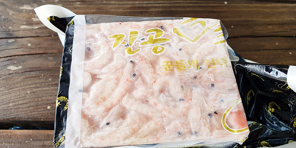 인성 특 새우알 사이즈 550g 750g 진공 백크릴 크릴새우 생크릴 밑밥 미끼 집어제 이미지 7