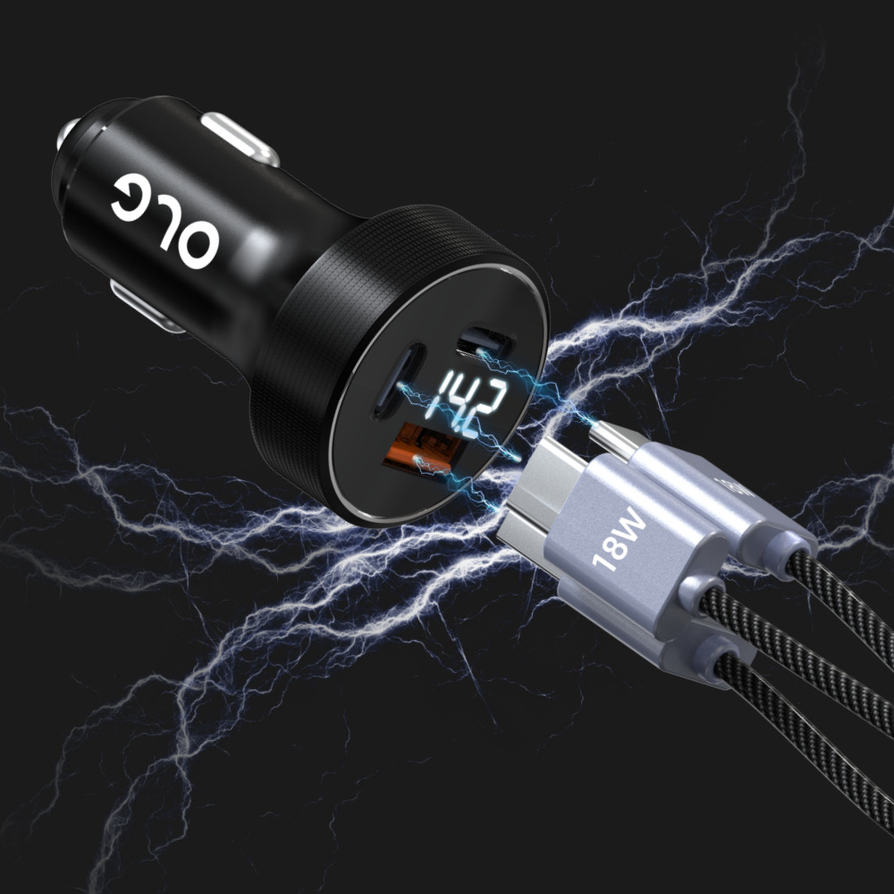 올지 트리플 시거잭 C2 100W 차량용 고속 충전기 3구 시가잭 usb - 상세 이미지 3