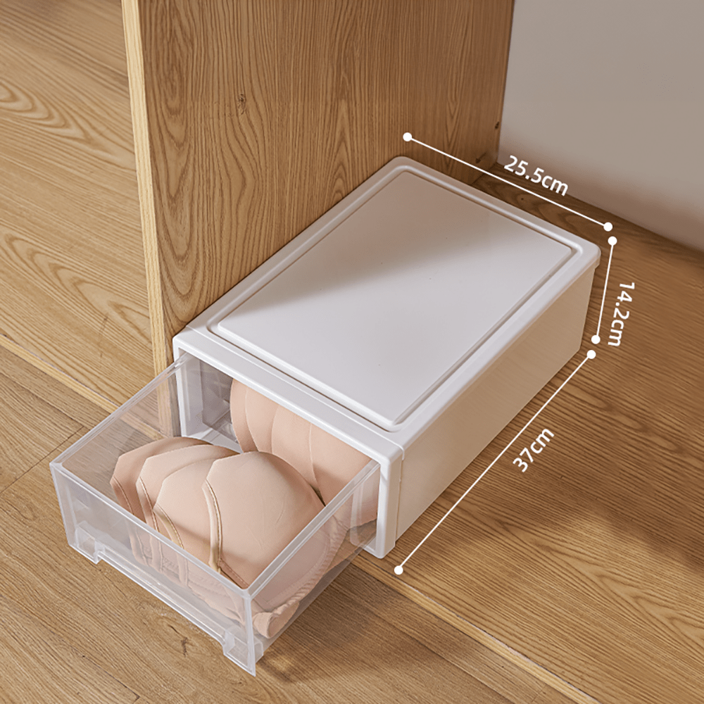 옷장 투명 서랍형 슬라이딩 리빙박스 펜트리 옷 수납 정리함 수납함 플라스틱 서랍 소품 831