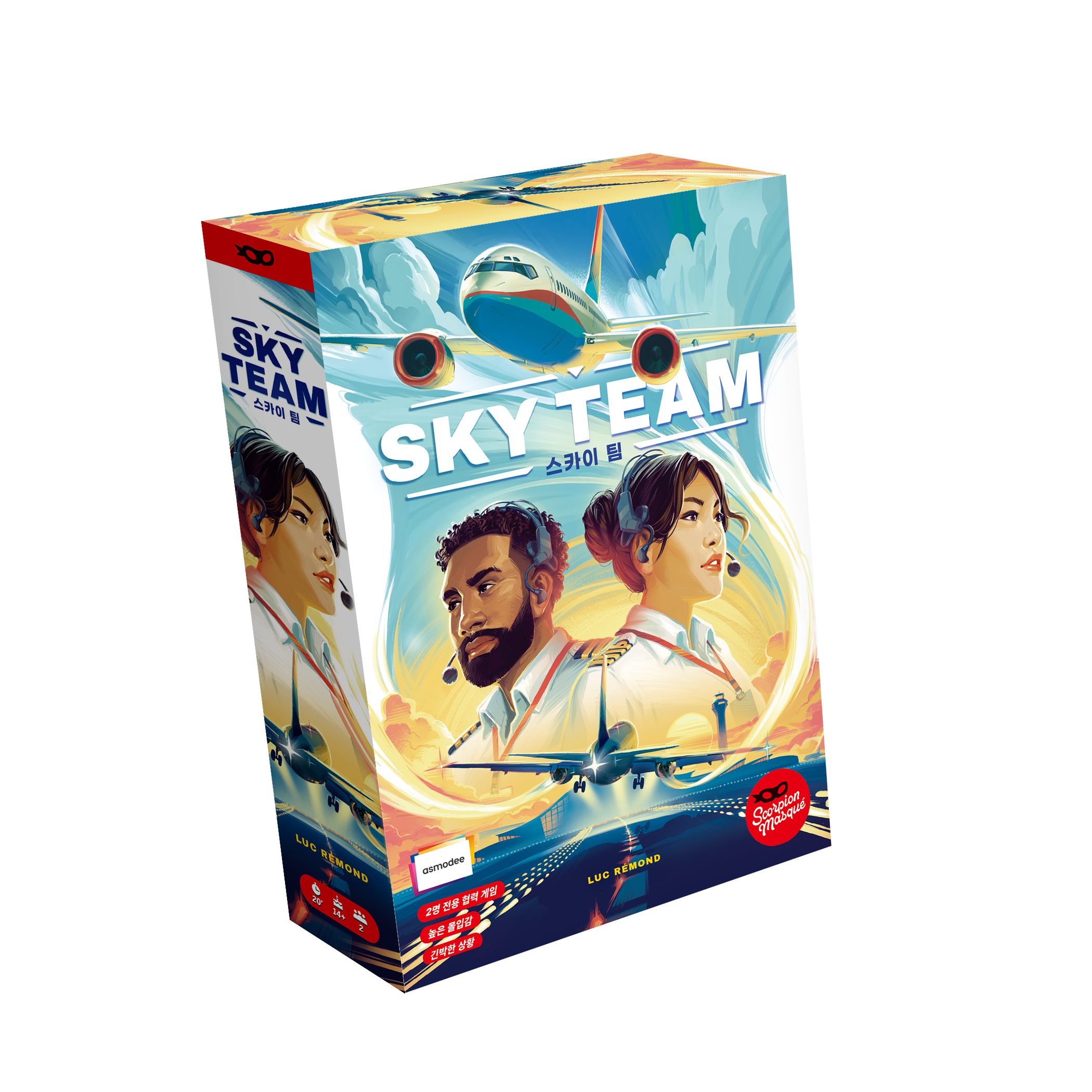 스카이 팀 보드게임 협력 미션 제품 이미지