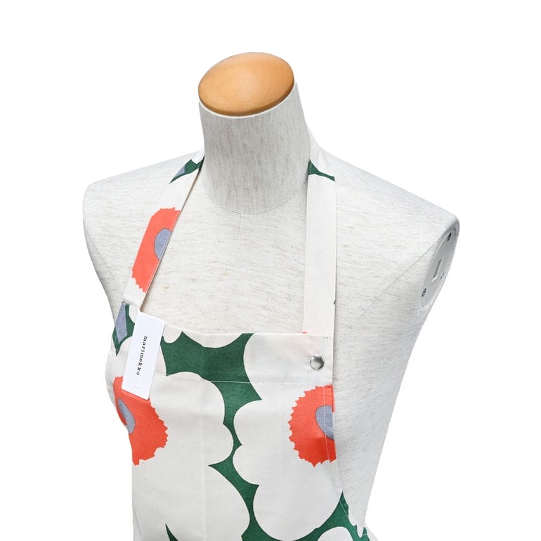 마리메꼬 Marimekko 60주년 한정 앞치마 피에니 우니꼬 꽃무늬 에이프런 - 상세 이미지 2