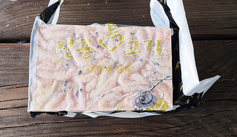 인성 특 새우알 사이즈 550g 750g 진공 백크릴 크릴새우 생크릴 밑밥 미끼 집어제 - 상세 이미지 5