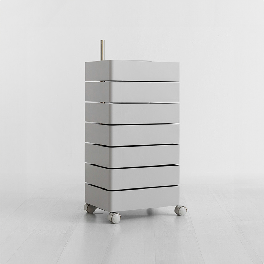 빙그리 회전서랍 트롤리 7단 라이트그레이 3915.7217