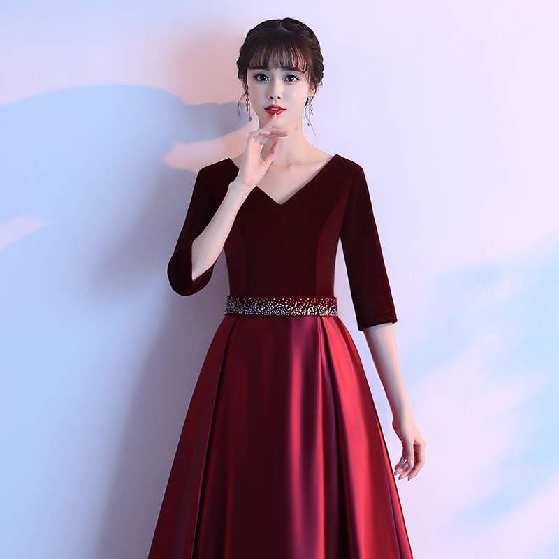 합창단 연주 드레스 의상 연주복 무대복 단체복 드레스 - 상세 이미지 3