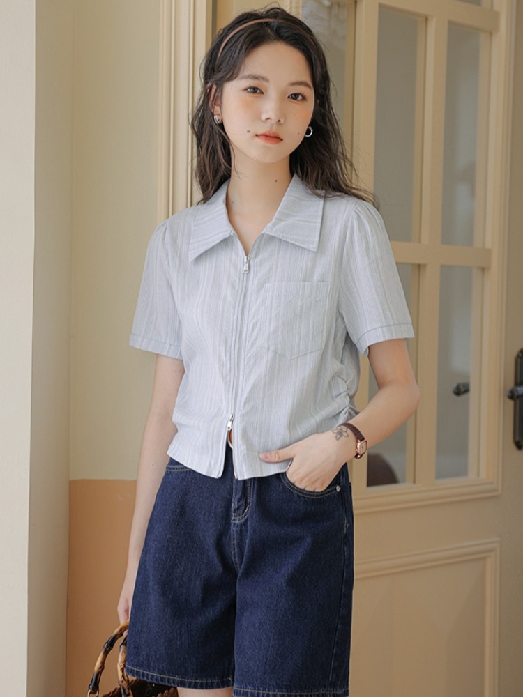 엄마친구아들 11화 정소민 자켓 반팔 배석류 집업 캐주얼 의상 옷 패션 - 상세 이미지 3