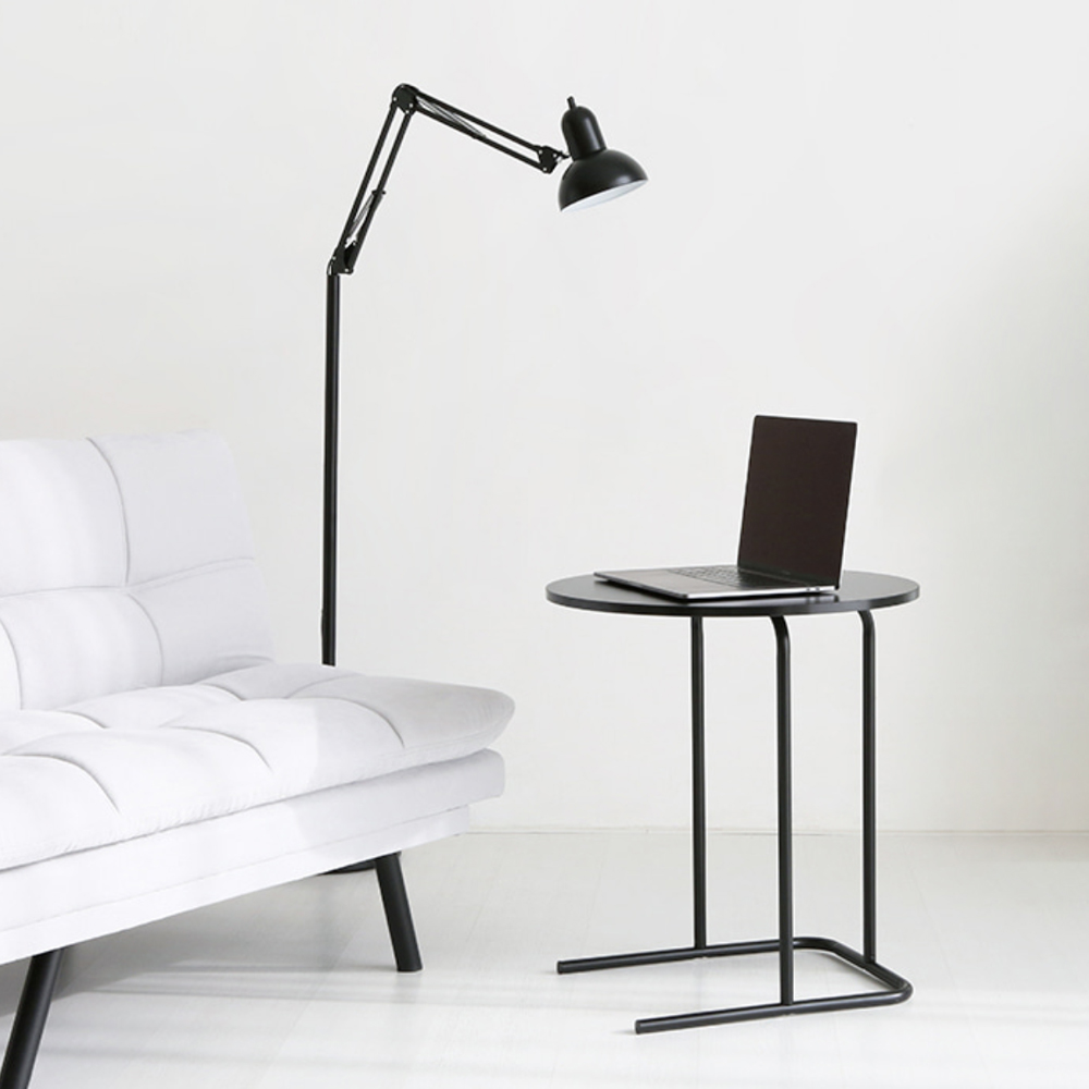 두게드 사이드테이블 원형 D55 블랙 0629.7034