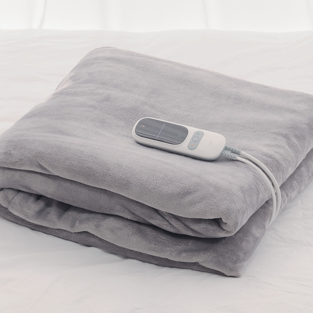 [9시간 온열] 허그밍 극세사 전기담요 이불 사무실 캠핑 발열 온열담요 열선 전자 1인용