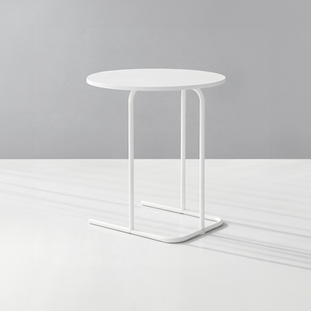 두게드 사이드테이블 원형 D55 화이트 1341.7253