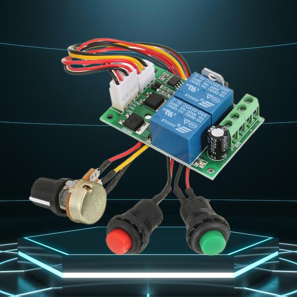 PWM DC 모터 속도 컨트롤러 드라이브 모듈 정방향 및 역방향 스위치 선형 액추에이터 조절 가능 DC 6V 12V 24V : 리셀바이