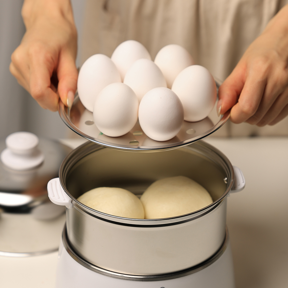 콕스타 전기 미니 스텐 계란찜기 에그쿠커 달걀 삶는 기계 NKTES-1000