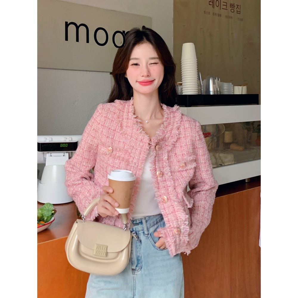 지옥에서 온 판사 2화 박신혜 자켓 핑크 강빛나 트위드 하객룩 의상 옷 패션 - 상세 이미지 3