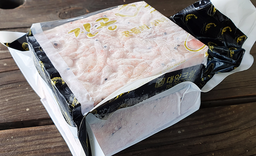 인성 특 새우알 사이즈 550g 750g 진공 백크릴 크릴새우 생크릴 밑밥 미끼 집어제 이미지 6