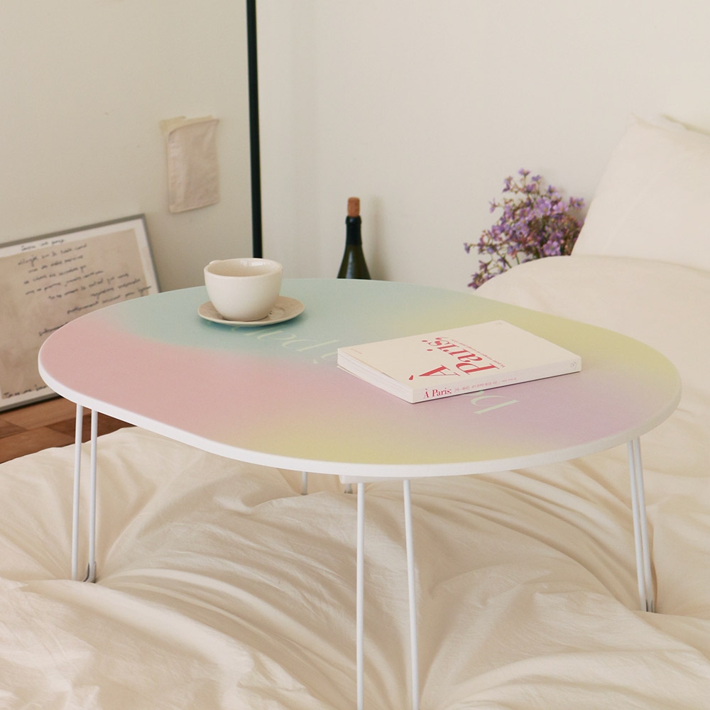 접이식 그라데이션 테이블 베드트레이