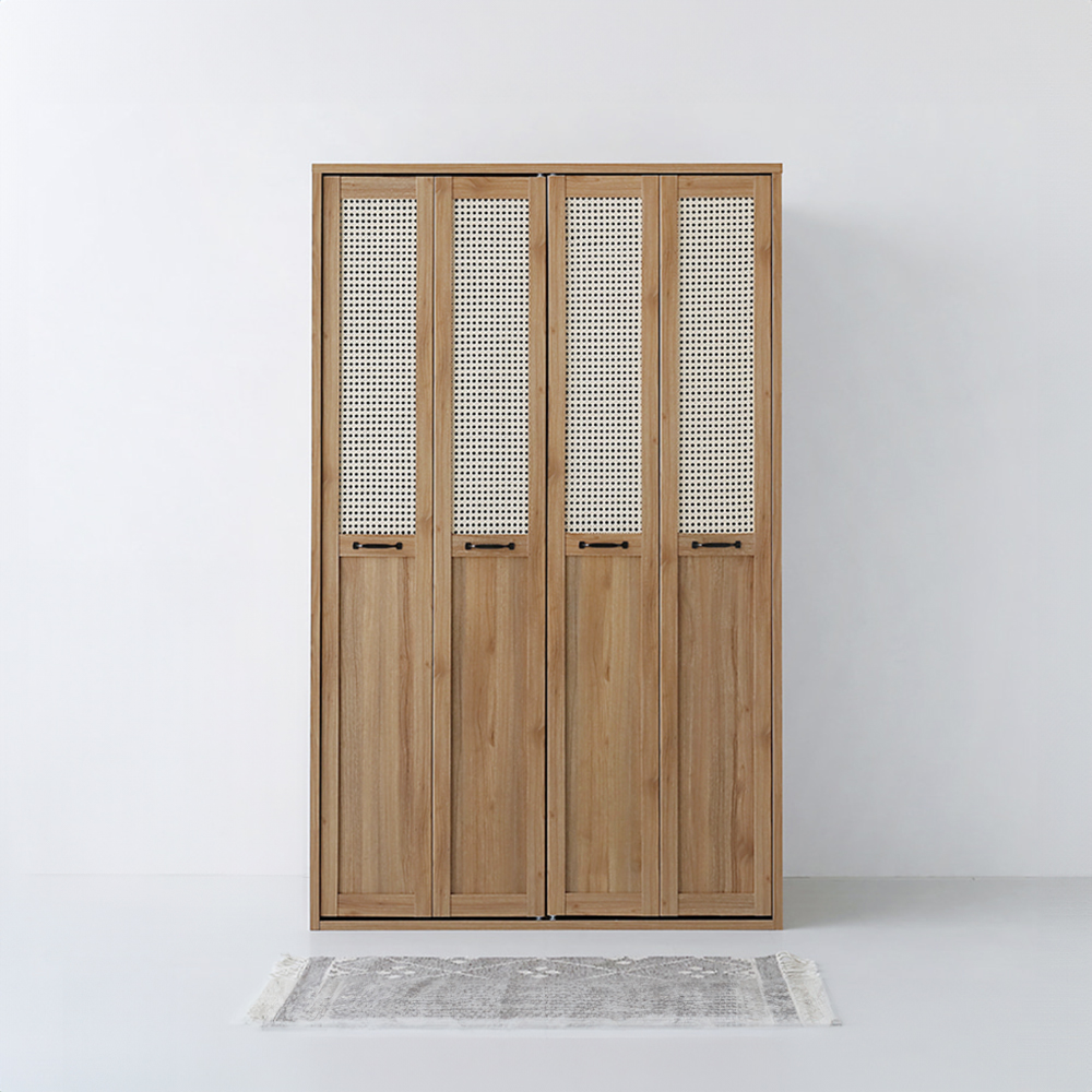 [희망일배송] 벤탄 옷장 4문 PRM195120CRT 1200x590x1950mm, 캄포어베니어 1484.3251 - 상세 이미지 3
