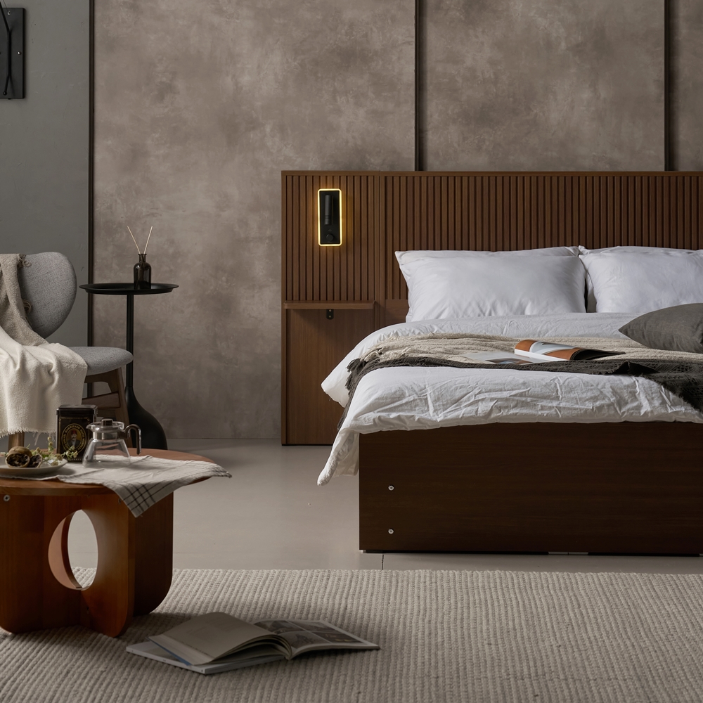 아몬디 부부트윈침대 높은 템바보드 트윈베드 호텔식 슈퍼싱글프레임