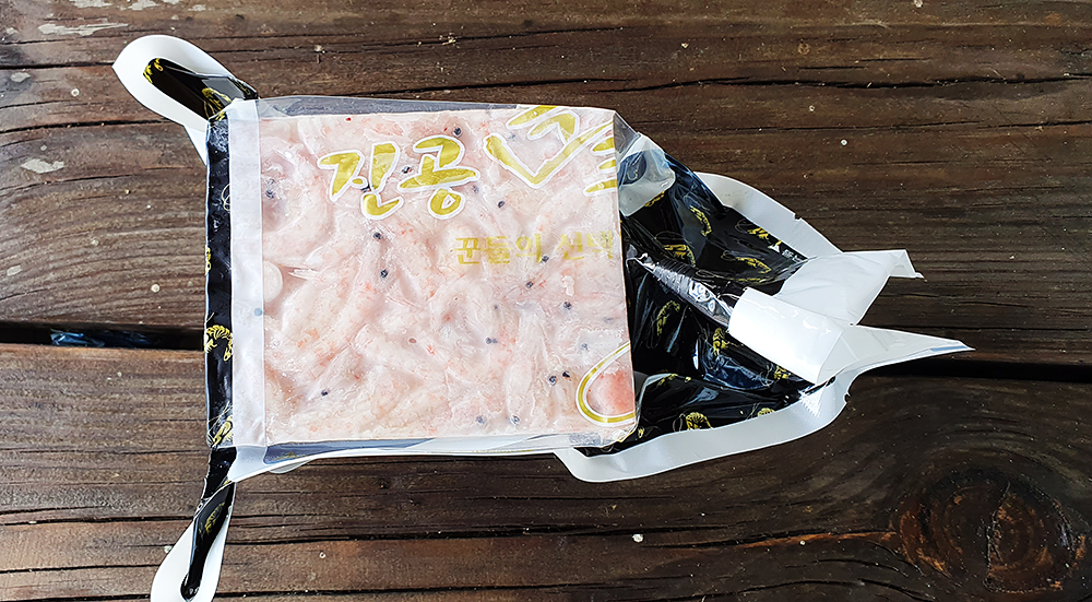 인성 특 새우알 사이즈 550g 750g 진공 백크릴 크릴새우 생크릴 밑밥 미끼 집어제 이미지 8