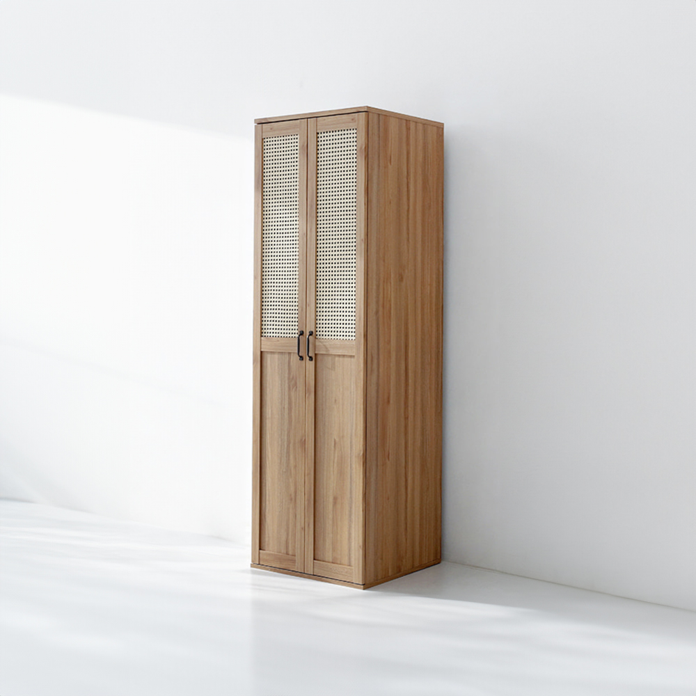 [희망일배송] 벤탄 옷장 2문 GIM19560RT 600x590x1950mm, 2단, 캄포어베니어 1633.7670 - 상세 이미지 2