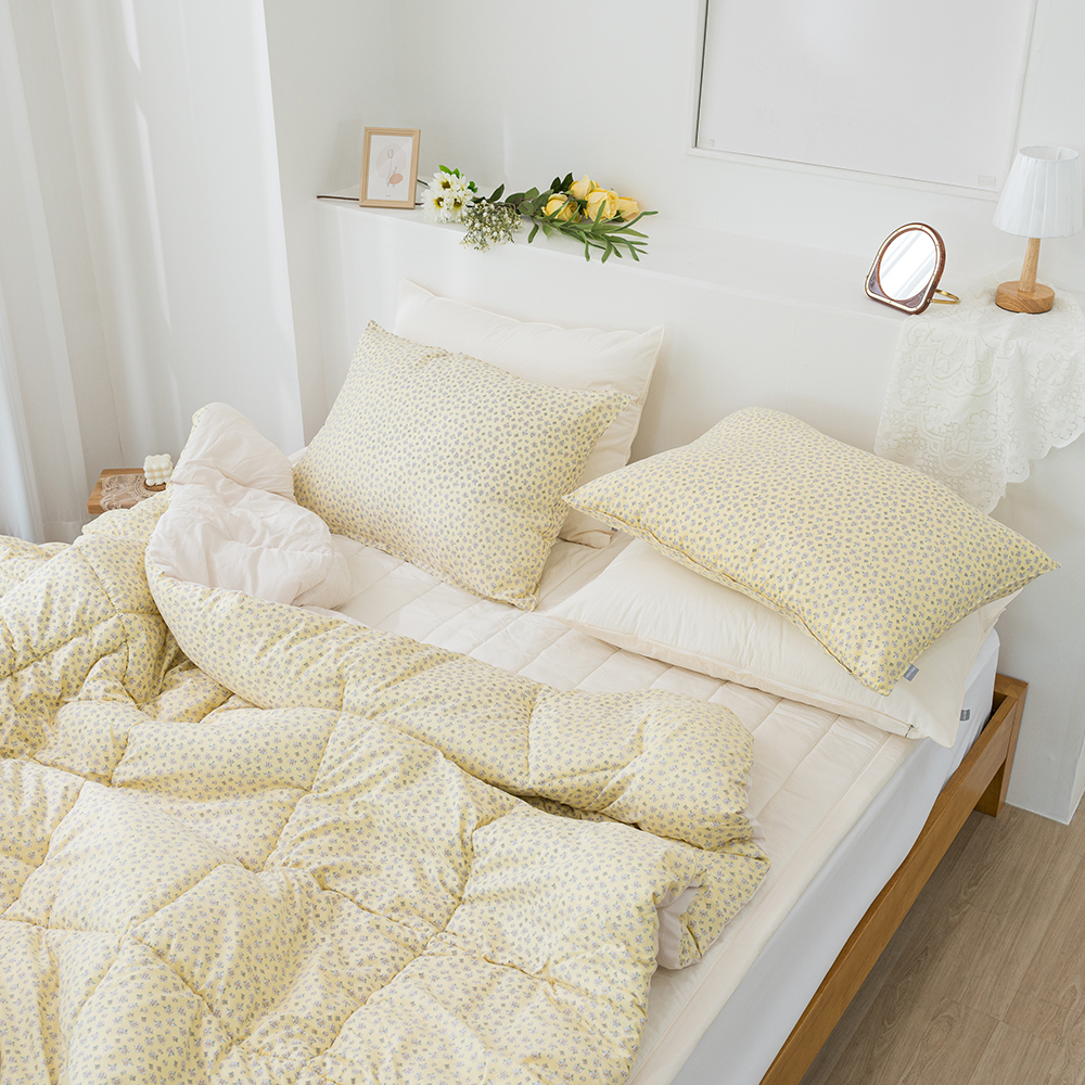 차렵이불 알러지케어 먼지없는 이불 사계절 간절기 침구 플라워패턴 SS