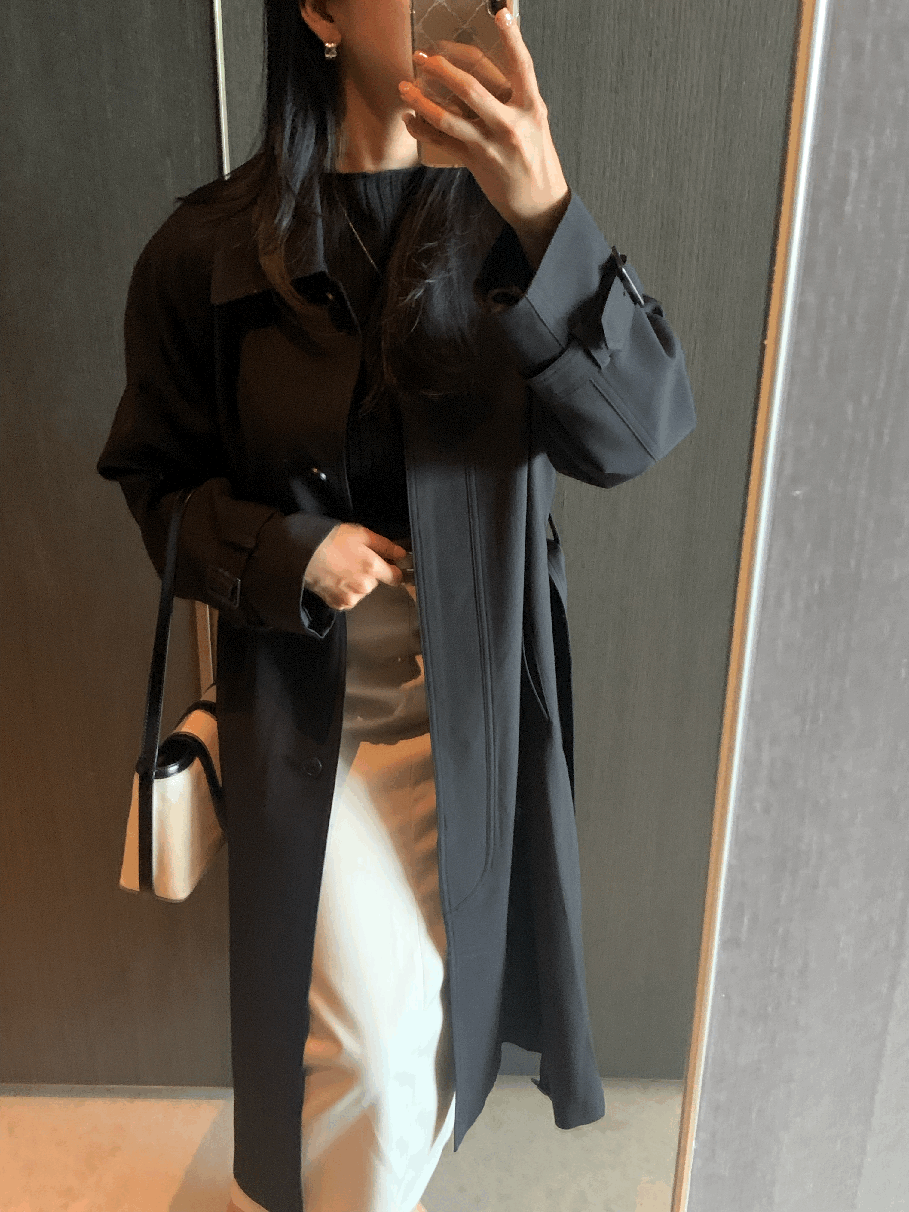[Premium]🦋르베 카라 싱글 롱 트렌치코트 벨트 간절기아우터 바바리자켓 (2C) 상세 이미지 71