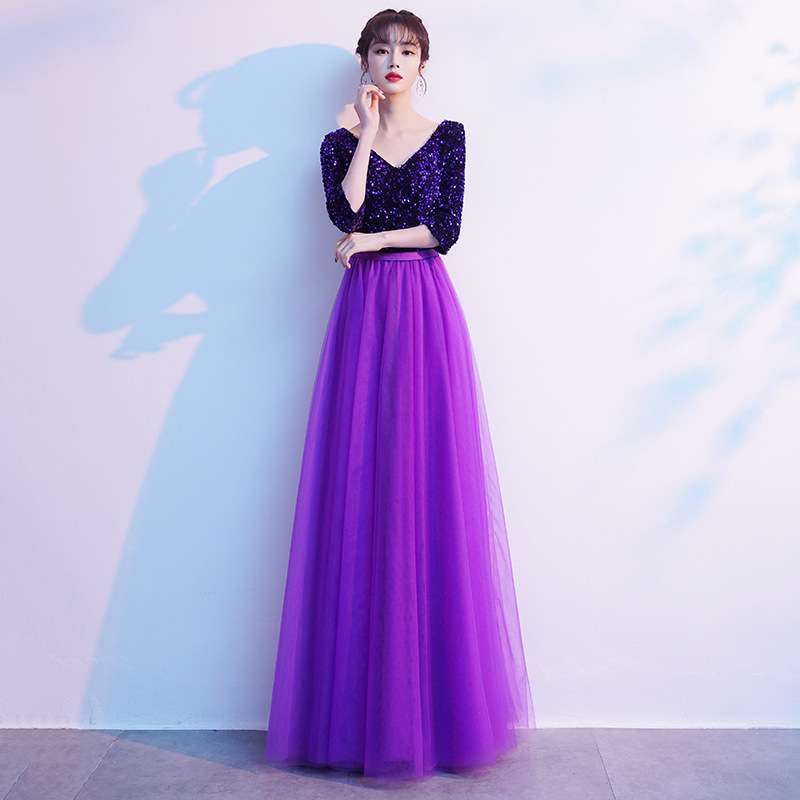합창단 의상 이브닝 드레스 연주복 무대복 단체복 - 상세 이미지 4