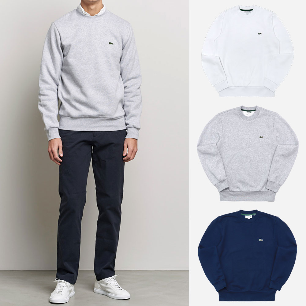 라코스테 레귤러핏 맨투맨 스웻셔츠