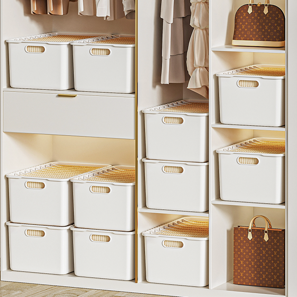 칸칸이 칸막이 옷장 플라스틱 투명 리빙박스 펜트리 서랍 옷 정리함 수납함 33cm 5개