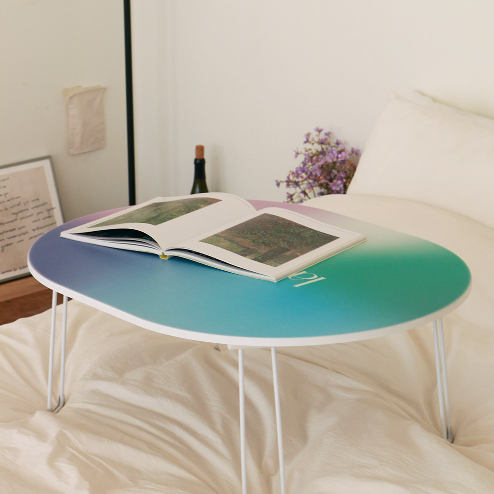 접이식 그라데이션 테이블 베드트레이