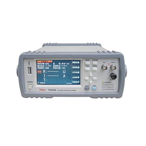 TH2683B 절연 저항 측정기 테스트 전압 범위 10V-500V : 리브원스토어