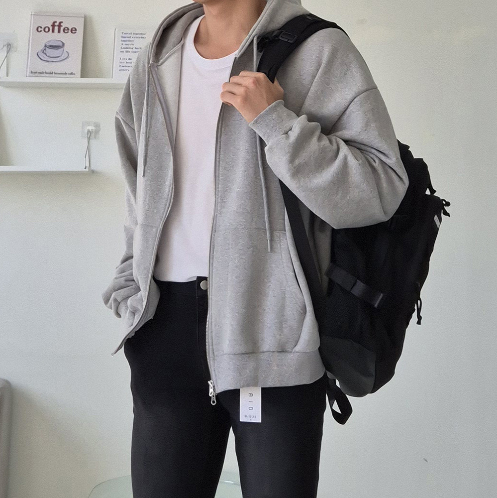 남자 후드집업 빅사이즈 오버핏 커플 후드집업