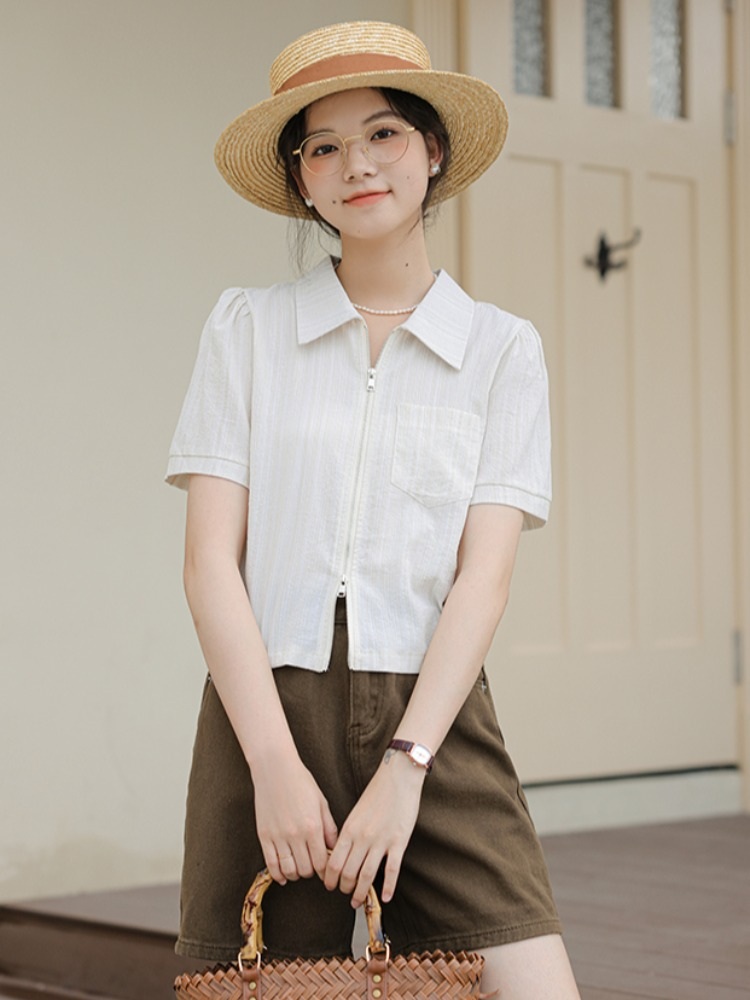 엄마친구아들 11화 정소민 자켓 반팔 배석류 집업 캐주얼 의상 옷 패션 - 상세 이미지 4