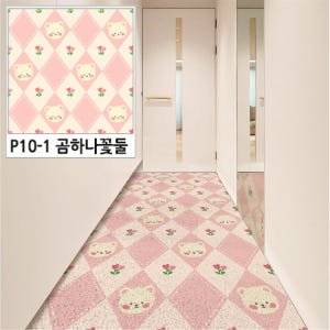코메샵 패턴매트 노랑체커보드 디자인 코일매트 베란다 세탁실 현관 매트 솔직 후기 | 실제 배치 사진 포함 - 상품 이미지 2