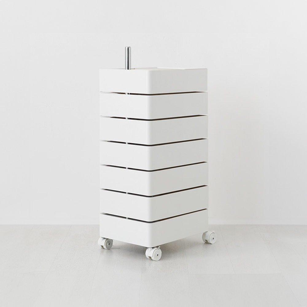 빙그리 회전서랍 트롤리 7단 화이트 5753.2681