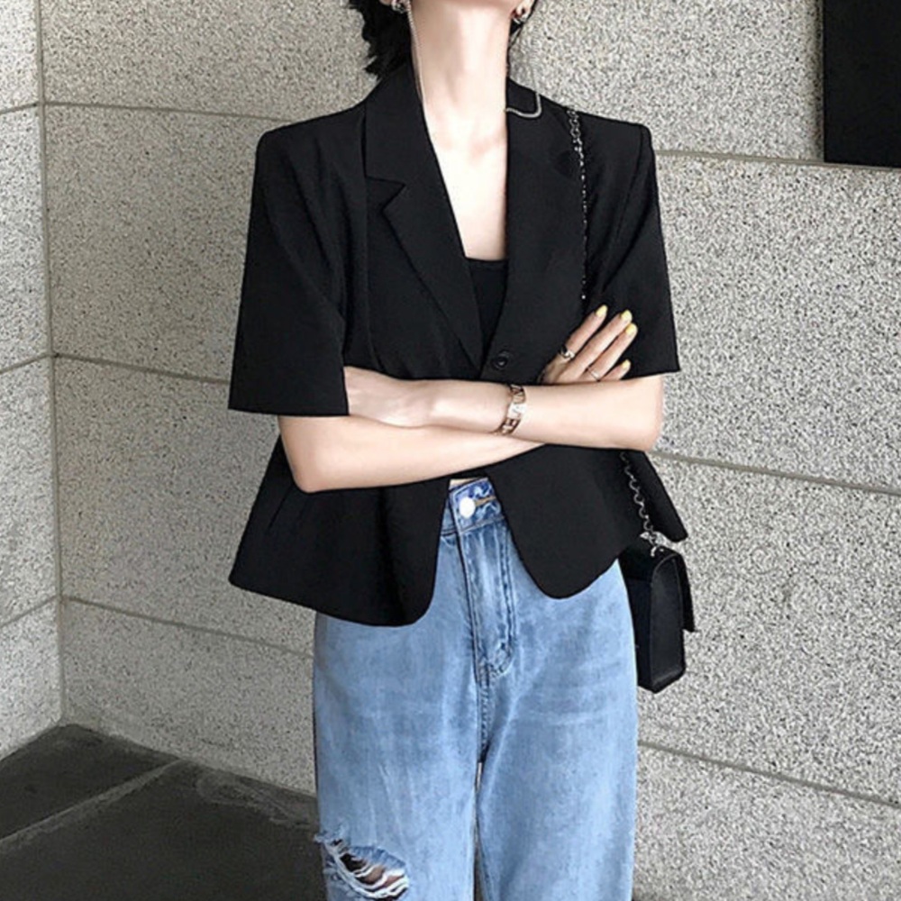 미녀와 순정남 48화 이영은 자켓 반팔 고명동 모던 오피스 의상 옷 패션 - 메인 이미지