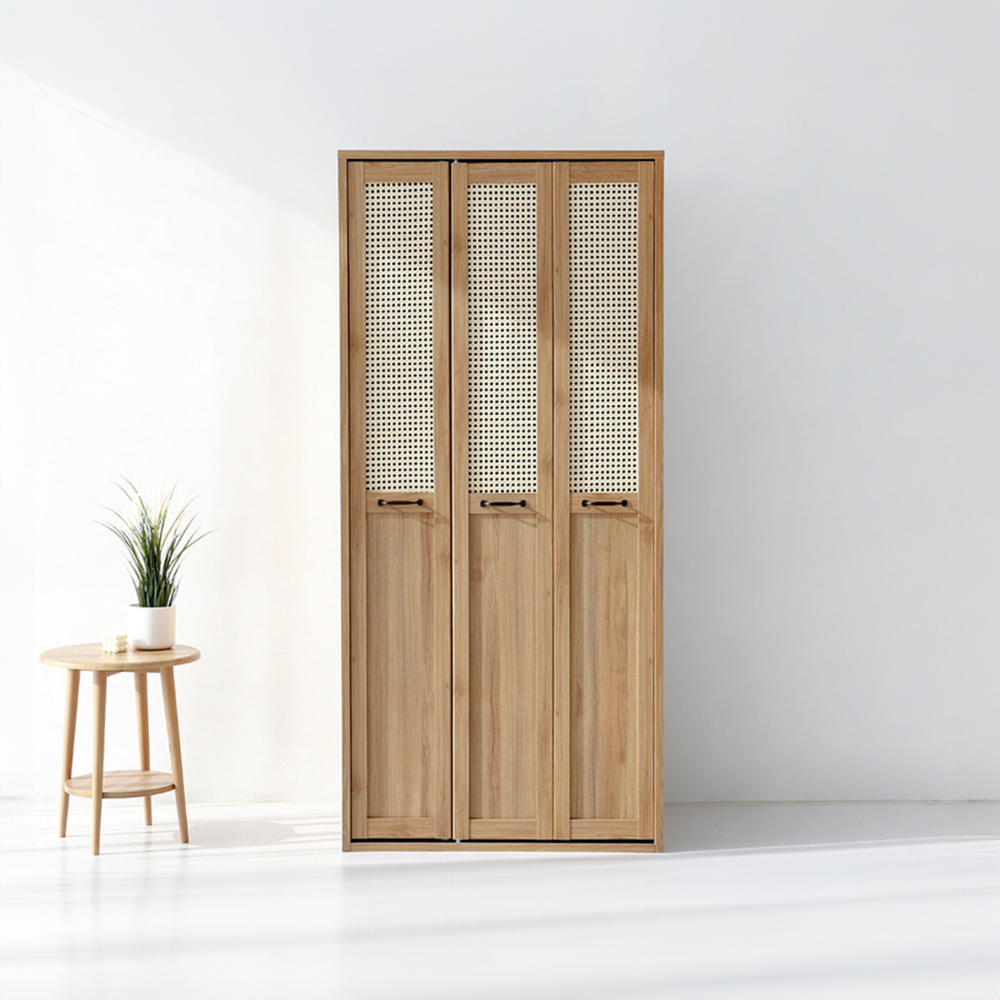 [희망일배송] 벤탄 옷장 3문 PRM19590CRT 900x590x1950mm, 2단, 캄포어베니어 0861.3261 - 상세 이미지 5