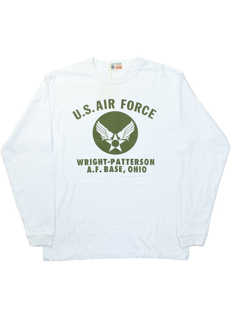 버즈릭슨 BUZZ RICKSON US AIR FORCE 긴팔 티셔츠 BR69446 3컬러 - 상세 이미지 2