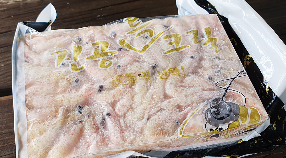 인성 특 새우알 사이즈 550g 750g 진공 백크릴 크릴새우 생크릴 밑밥 미끼 집어제 - 상세 이미지 4