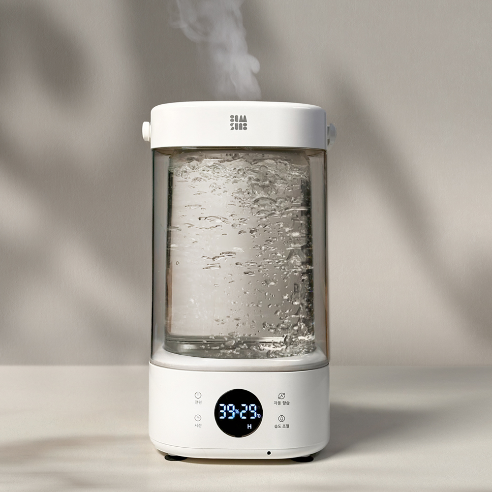감성전자 워터캔들 신생아 아기 가습기 세척 편한 대용량 가열식가습기 GS-HM25WT