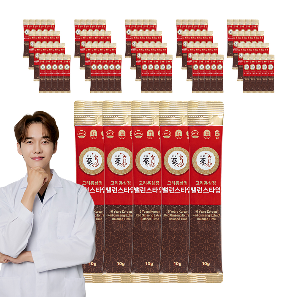 풍년보감 6년근 고려홍삼정 밸런스타임 홍삼스틱 홍삼선물세트 100포, 1개