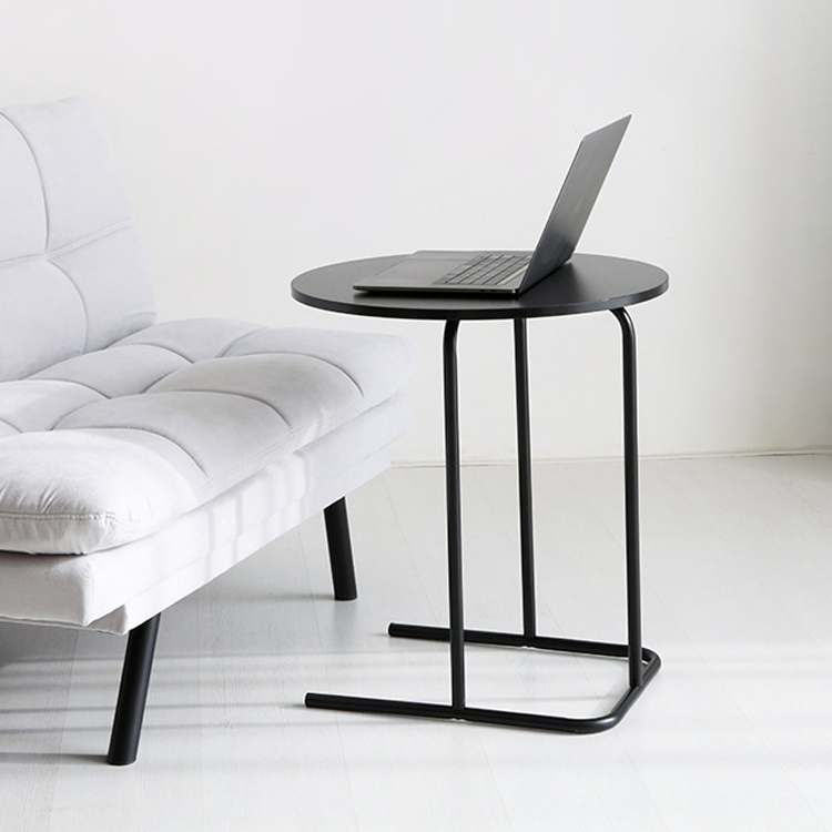 두게드 사이드테이블 원형 D55 블랙 0629.7034