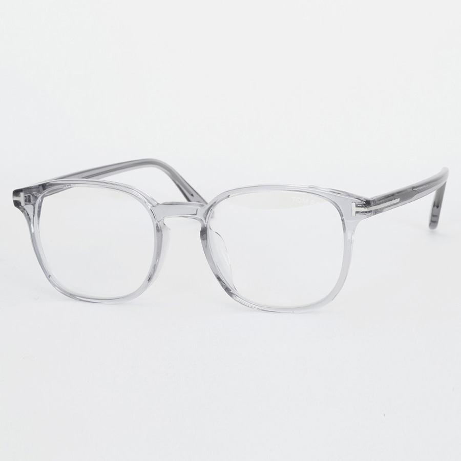 [N도착보장/슈퍼특가]톰포드 TF5797-K-B 020  사각 스퀘어 뿔테 안경테 투명 클리어 룩