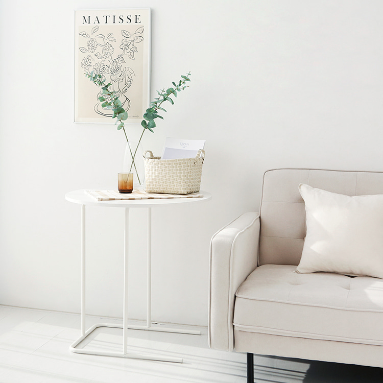 두게드 테이블 원형 D70 화이트 3828.3316