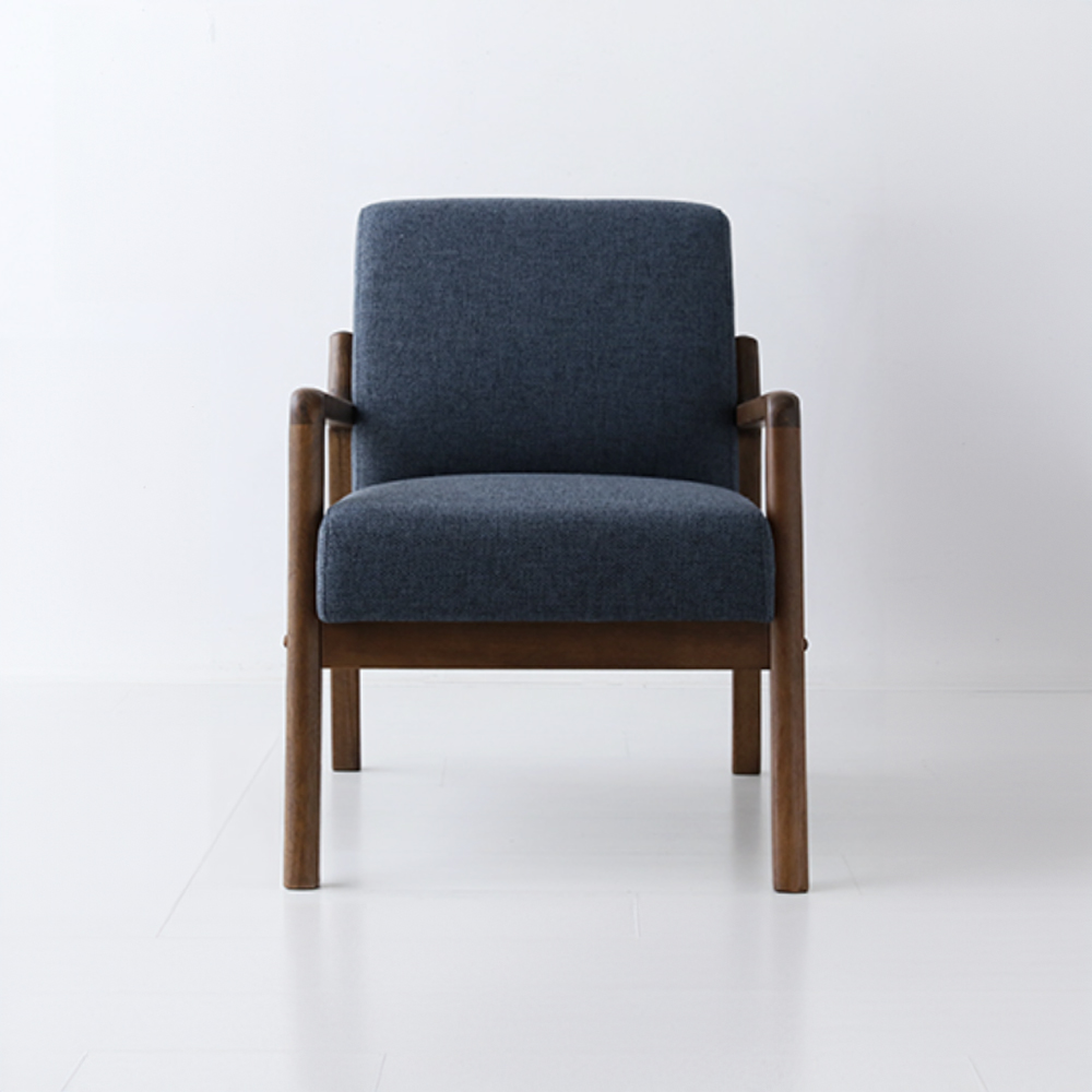 데니쉬 패브릭 소파 1인 다크블루, 5880.8528