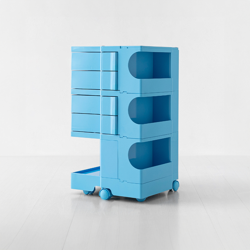 빙그리 회전서랍 트롤리 4단 스카이블루 1968.7120