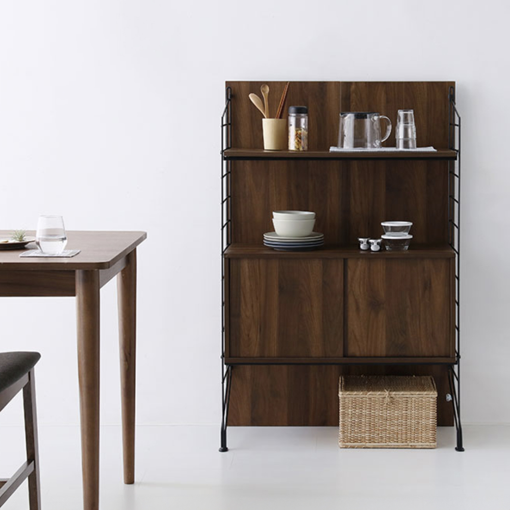 이지보 HERO 팬트리 수납장 ezb010 3단, 79.2x36.6x121.1cm, 코코아월넛 4197.2897 - 상세 이미지 3