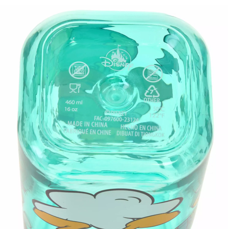 디즈니스토어 미키마우스 & 도날드덕 캐릭터 스퀘어 워터 보틀 retro pop 460ml - 주방·식기 - 하카타몰