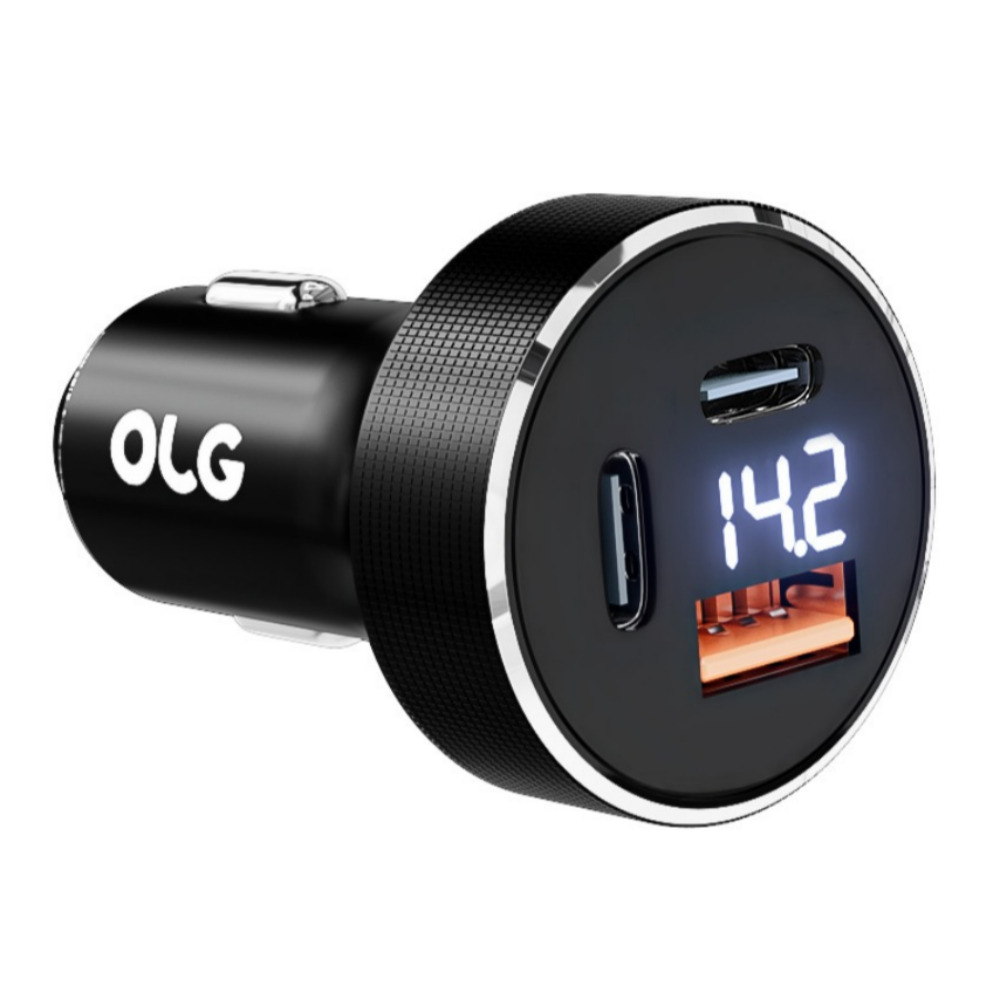 올지 트리플 시거잭 C2 100W 차량용 고속 충전기 3구 시가잭 usb - 메인 이미지