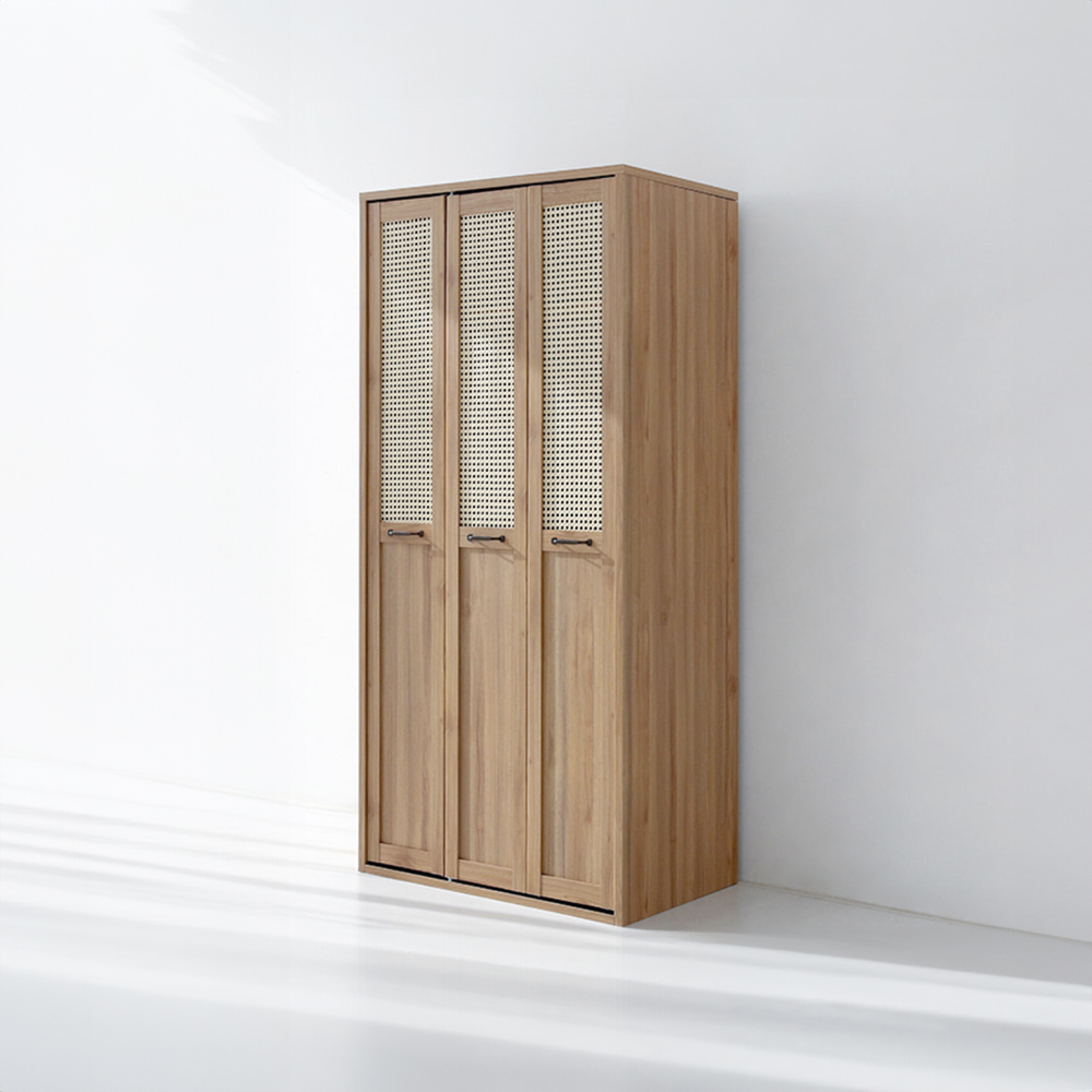[희망일배송] 벤탄 옷장 3문 PRM19590CRT 900x590x1950mm, 2단, 캄포어베니어 0861.3261 - 상세 이미지 2