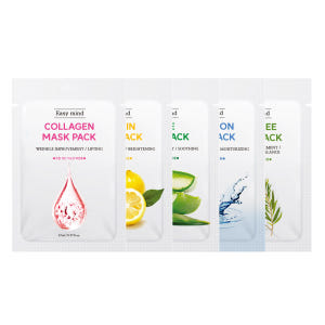 이지마인드 마스크팩 콜라겐 비타민 티트리 알로에 히알루론 혼합 50매(각... 솔직 후기 | 피부 타입별 분석 - 상품 이미지 1