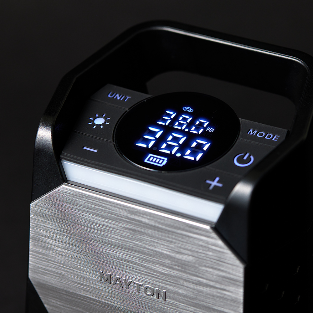 메이튼 타이어 공기압 주입기 자동차 공기 바람 체크 펌프 휴대용 탱커블